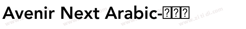 Avenir Next Arabic字体转换